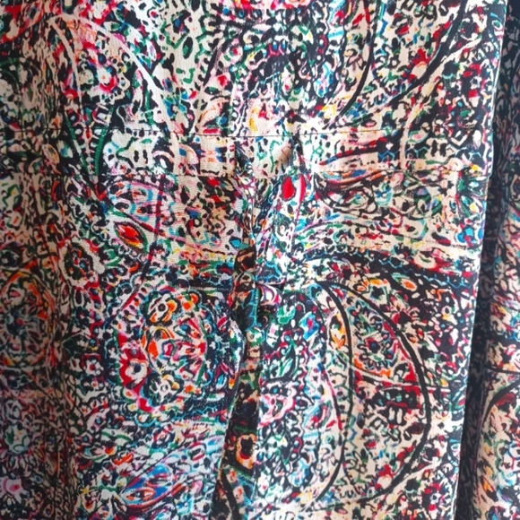 L’AGENCE 100% Silk Colorful Abstract Artsy Jumpsuit - Picture 14 of 16